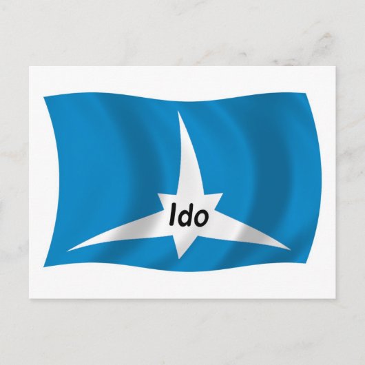 Ido-vlag-postkaart Briefkaart (Voorkant)