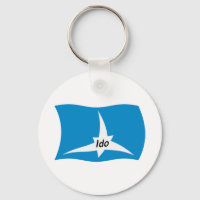 Ido-vlag sleutelhanger