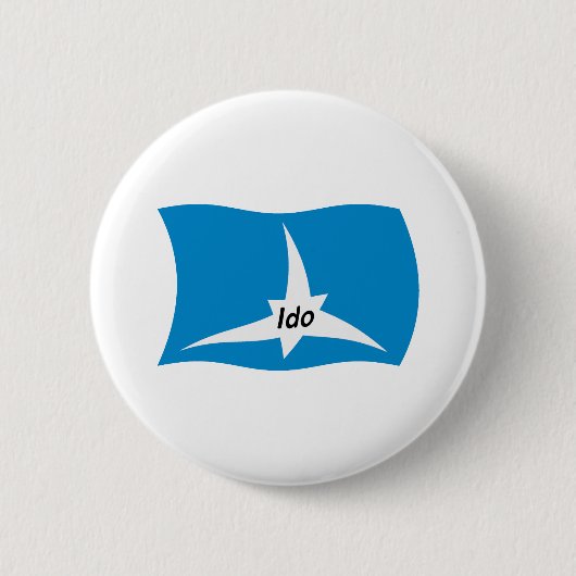 Ido-vlagknop Ronde Button 5,7 Cm (Voorkant)