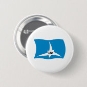 Ido-vlagknop Ronde Button 5,7 Cm (Voorkant /achterkant)