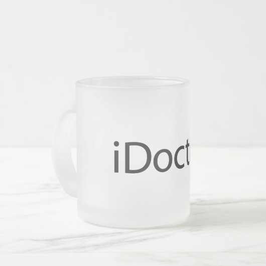 iDoctor Matglas Koffiemok (Voorkant links)