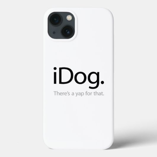 iDog - Er is een blaf voor dat Case-Mate iPhone Case (Achterkant)