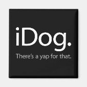iDog-white.ai Magneet (Voorkant)