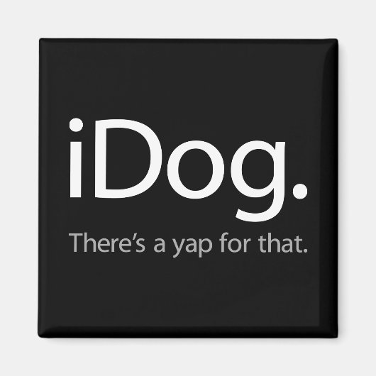iDog-white.ai Magneet (Voorkant)