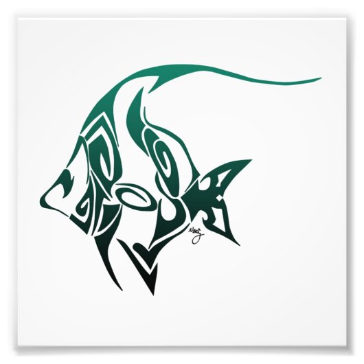 Idol Fish Print Foto Afdruk (Voorkant)