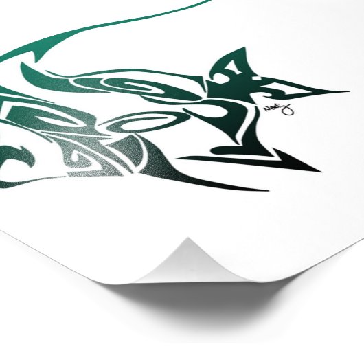 Idol Fish Print Foto Afdruk (Hoek)