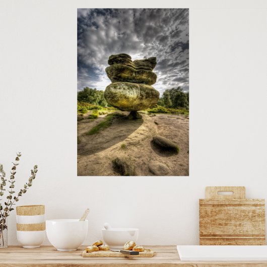 Idol Rock HDR Low Sturation Poster (Keuken)