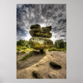 Idol Rock HDR Low Sturation Poster (Voorkant)