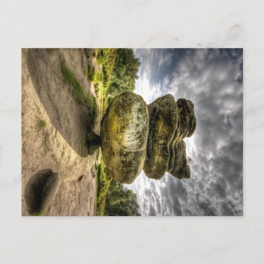 Idol Rock in Brimham Rocks Briefkaart (Voorkant)