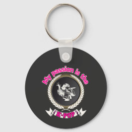 Idol Singing Passion KPop Music Fan Art Design Sleutelhanger