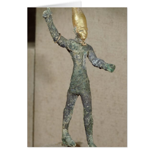 Idol van de god Baal, uit Ugarit, Syrië (Voorkant)