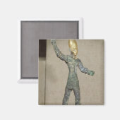 Idol van de god Baal, uit Ugarit, Syrië Magneet (Voorkant / Achterkant)