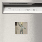 Idol van de god Baal, uit Ugarit, Syrië Magneet (Insitu (Vaatwasser))