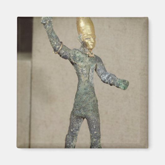 Idol van de god Baal, uit Ugarit, Syrië Magneet (Voorkant)