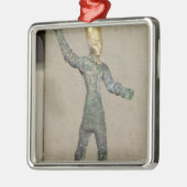 Idol van de god Baal, uit Ugarit, Syrië Metalen Ornament (Links)