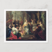 Idolization of Solomon, c.1735 (olie op canvas) Briefkaart (Voorkant)