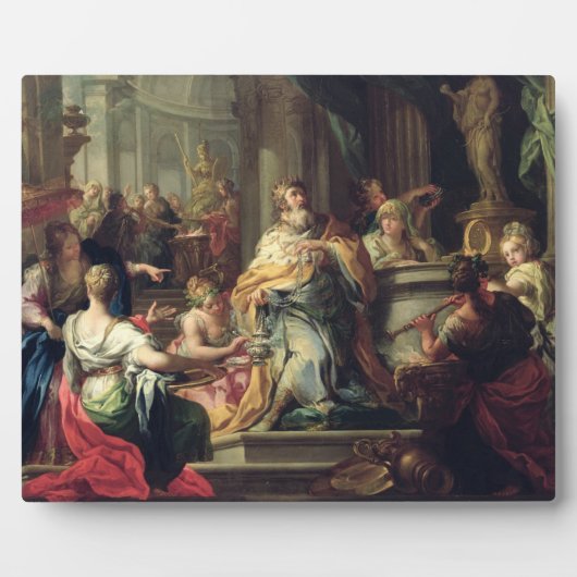 Idolization of Solomon, c.1735 (olie op canvas) Fotoplaat (Voorkant)