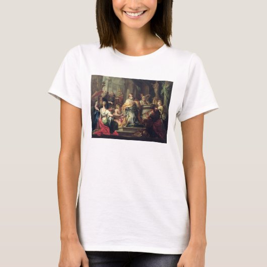 Idolization of Solomon, c.1735 (olie op canvas) T-shirt (Voorkant)