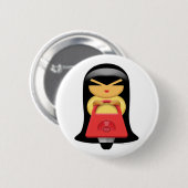 Idolz Jadas Ro Ronde Button 5,7 Cm (Voorkant /achterkant)