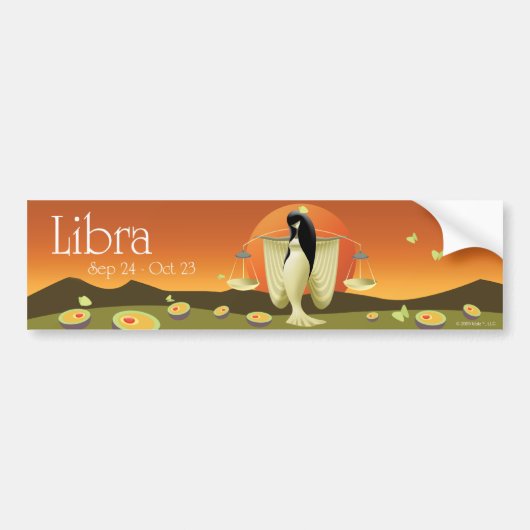 Idolz Libra Bumpersticker (Voorkant)