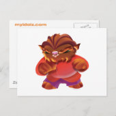 Idolz Monsters Truf Briefkaart (Voorkant / Achterkant)