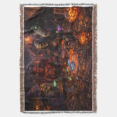Idool banket Gotische Halloween Deken (Voorkant Verticaal)