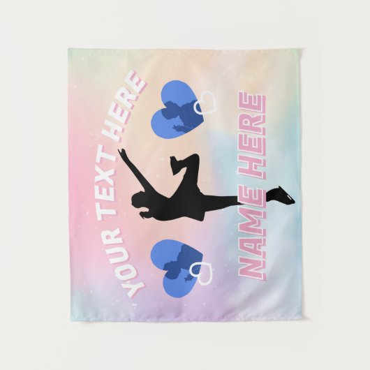 Idool Fan Kpop Support Banner Wandkleed (Voorkant)