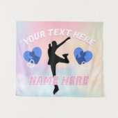 Idool Fan Kpop Support Banner Wandkleed (Voorkant (horizontaal))
