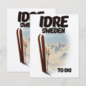 Idre Zweden om te skiën (Voorkant / Achterkant)