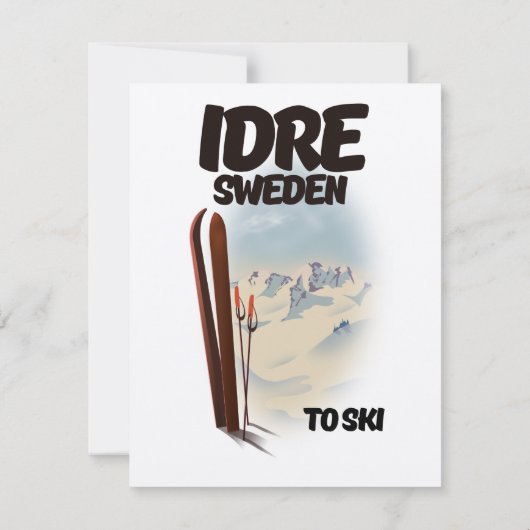 Idre Zweden to ski (Achterkant)