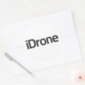 iDrone zone rond sticker (Envelop)