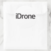 iDrone zone rond sticker (Tas)