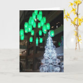 "IDS Center Kerstversiering" Kerstkaart Kaart (Gele Bloem)