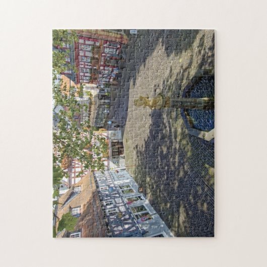 Idstein, Duitsland - Historisch centrum Legpuzzel (Verticaal)