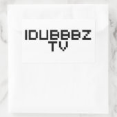iDubbz TV Rechthoekige Sticker (Tas)