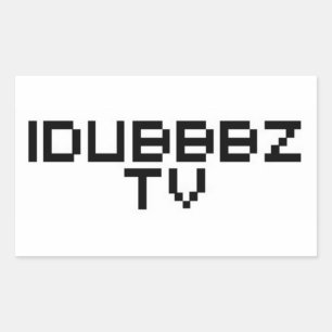iDubbz TV Rechthoekige Sticker