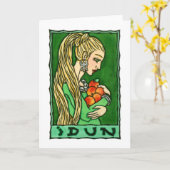 Idun-Wenskaart Kaart (Gele Bloem)