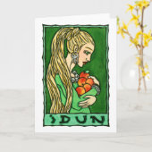 Idun-Wenskaart Kaart (Gele Bloem)