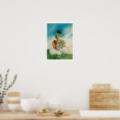 Idyll, 1868 (m/c op papier) poster (Keuken)