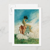 Idylle, 1868 (w/c op papier) briefkaart (Voorkant / Achterkant)