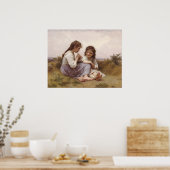 Idylle enfantine (een kinderdagverblijf) poster (Keuken)