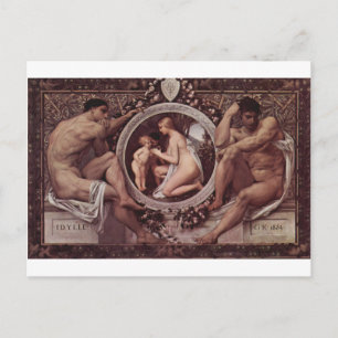 Idylle (Idylls) van Gustav Klimt Briefkaart
