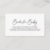 Idyllic Baby shower voor kalligrafie Informatiekaartje (Voorkant)