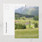 Idyllic German Countryside Briefkaart (Voorkant / Achterkant)