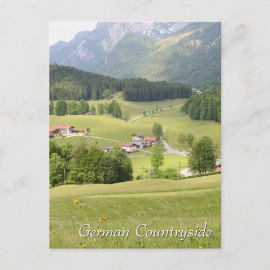 Idyllic German Countryside Briefkaart (Voorkant)