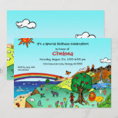 Idyllic kinderlandschap — Paradise Kaart (Voorkant / Achterkant)