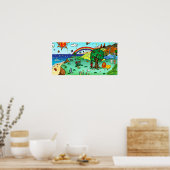 Idyllic kinderlandschap — Paradise Poster (Keuken)