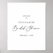 Idyllic stijlvol Vrijgezellenfeest voor kalligrafi Poster (Voorkant)