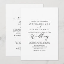 Idyllic stijlvolle kalligrafie voor en achter brui