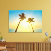 Idyllic tropische hemel canvas afdruk (Insitu (Woonkamer))